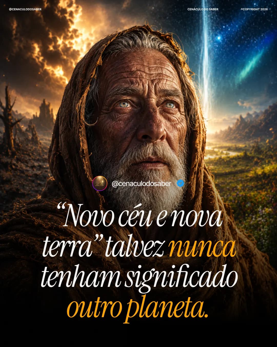 Publicação do Cenáculo do Saber no Instagram