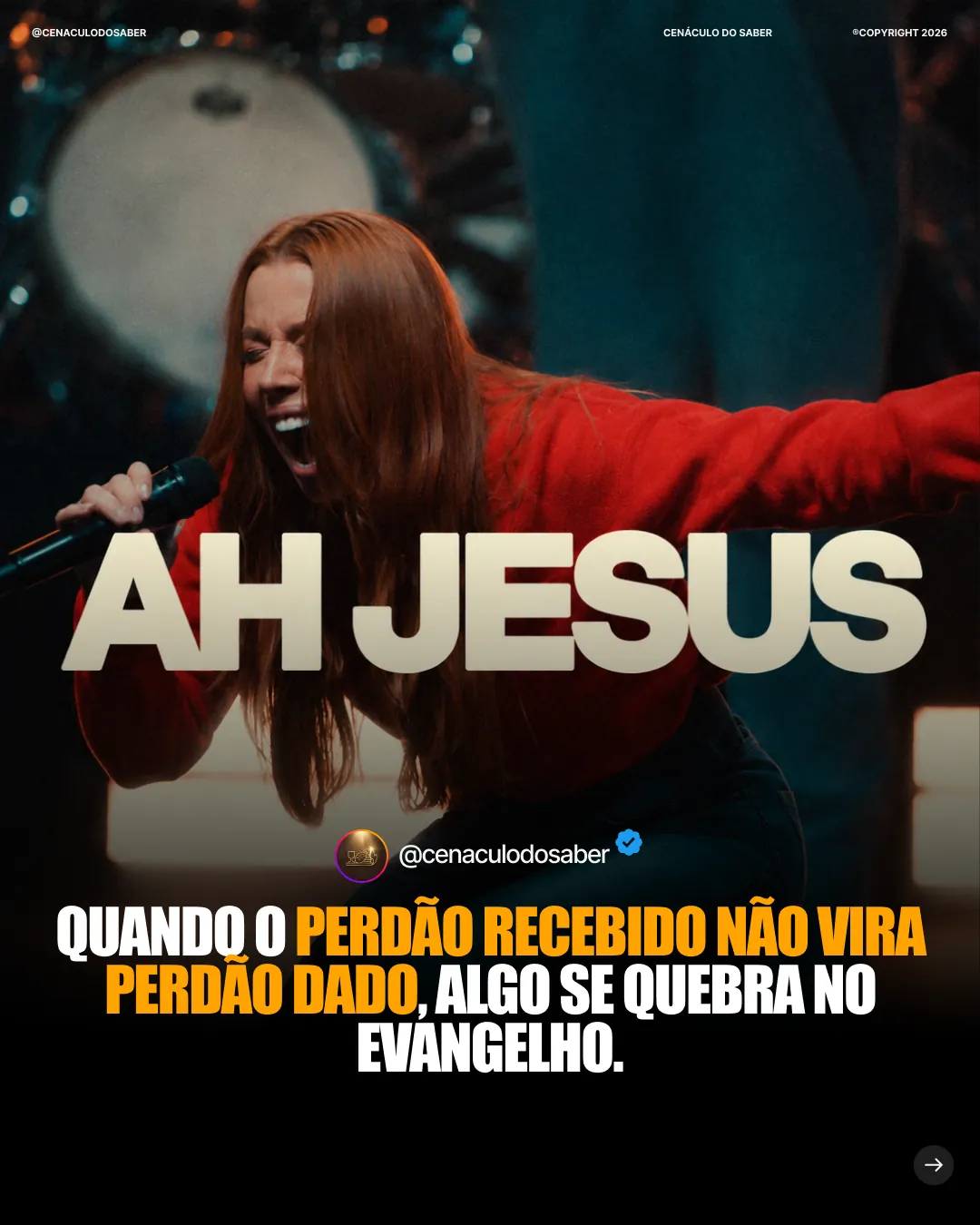 Publicação do Cenáculo do Saber no Instagram